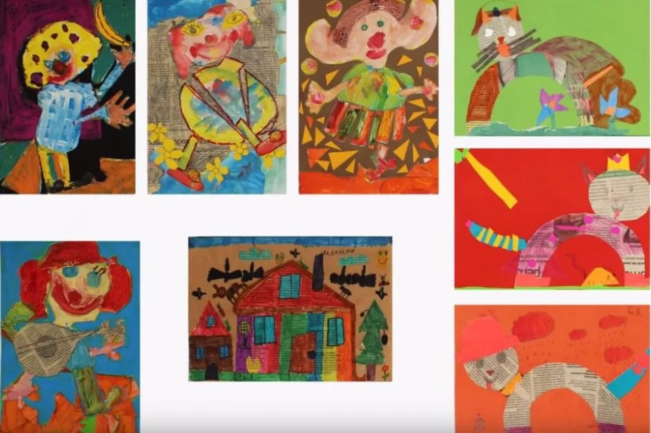 Wirtualna galeria prac plastycznych uczniów Szkoły Podstawowej w Pisarzowej - zdjęcie 3