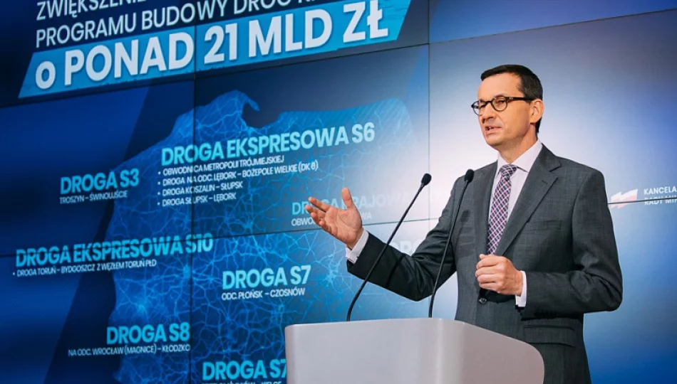 Premier po Radzie Ministrów:  pieniądze na budowę dróg, w tym dodatkowe 1,7 mld zł na Sądeczankę - zdjęcie 1