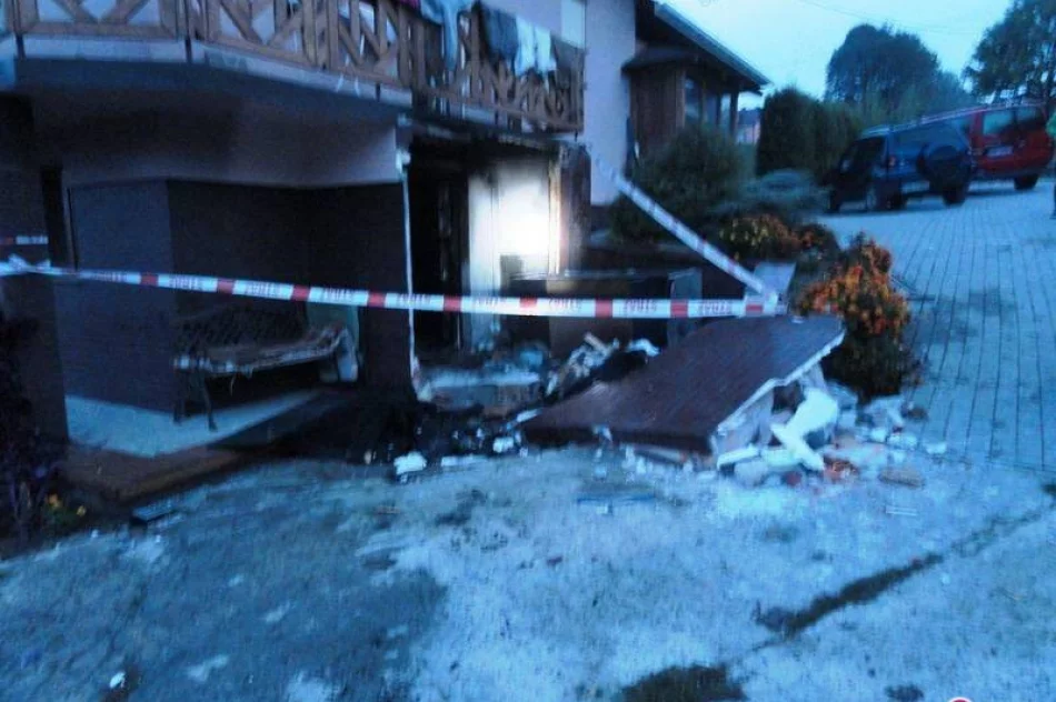 Dramat w Białej Niżnej - wybuchł gaz w budynku mieszkalnym - zdjęcie 3
