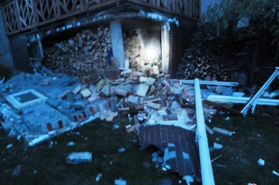 Dramat w Białej Niżnej - wybuchł gaz w budynku mieszkalnym - zdjęcie 4