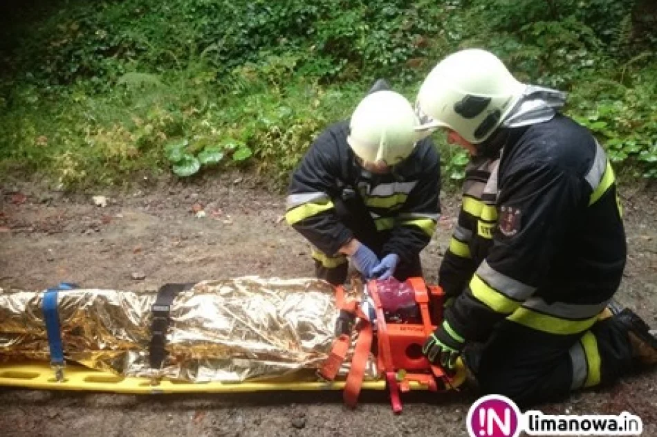 Pożar lasu i wypadek ciągnika - to scenariusz strażackich ćwiczeń - zdjęcie 2