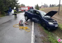 Zderzenie dwóch opli. Jedną osobę zabrano do szpitala - zdjęcie główne