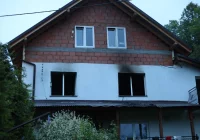 Pożar budynku mieszkalnego - zdjęcie główne