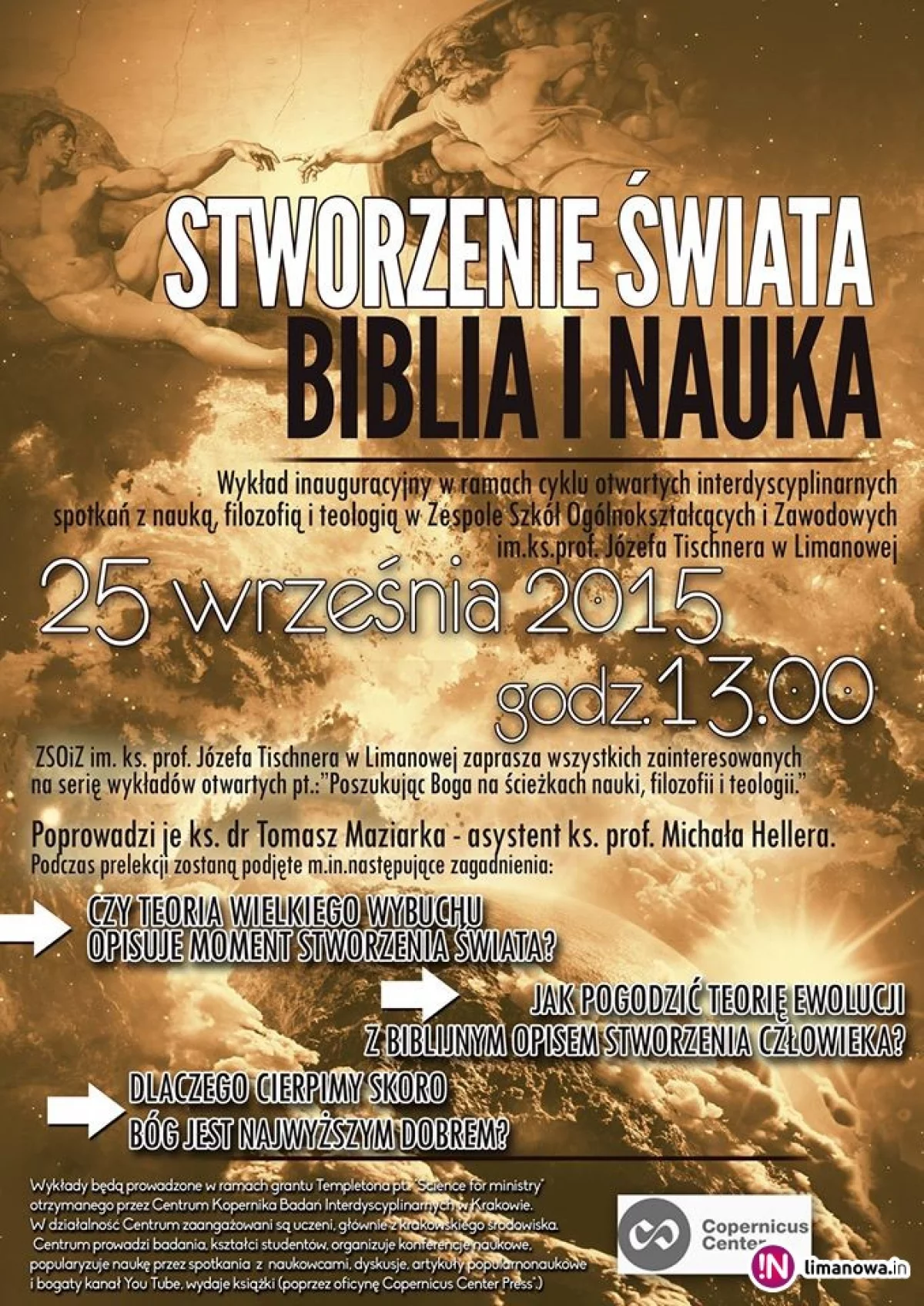 „Poszukując Boga na ścieżkach nauki, filozofii i Biblii”