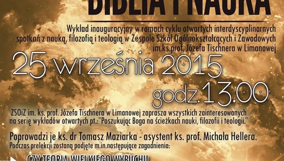 „Poszukując Boga na ścieżkach nauki, filozofii i Biblii” - zdjęcie 1