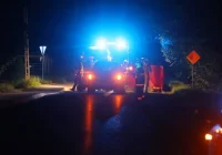 Kierowca w ostatniej chwili zauważył mężczyznę leżącego na jezdni. Życia 37-latka nie dało się uratować - zdjęcie główne