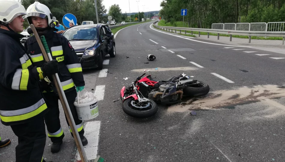 Tragiczny wypadek - zginął 22-letni motocyklista z Mszany Dolnej - zdjęcie 1