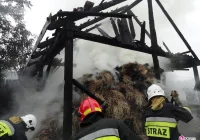 Biczyce Dolne – pożar stodoły - zdjęcie główne
