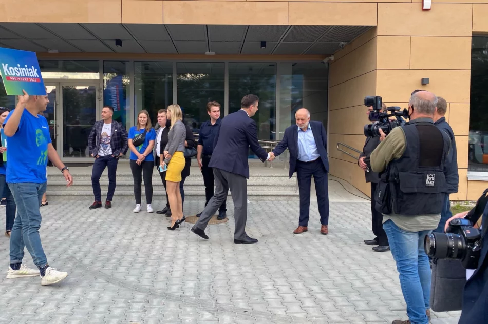 Kampania prezydencka: Władysław Kosiniak-Kamysz w Limanowej - zdjęcie 6