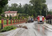 Ponad 20 interwencji straży po gwałtownej burzy. Zalane posesje, zatkane przepusty, powalone drzewa - zdjęcie główne