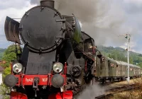 'Perła Małopolski' czyli zabytkowy skład z parowozem na szlaku do Biecza - zdjęcie główne