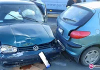 Zderzenie czterech samochodów. Okoliczności wyjaśnia policja - zdjęcie główne