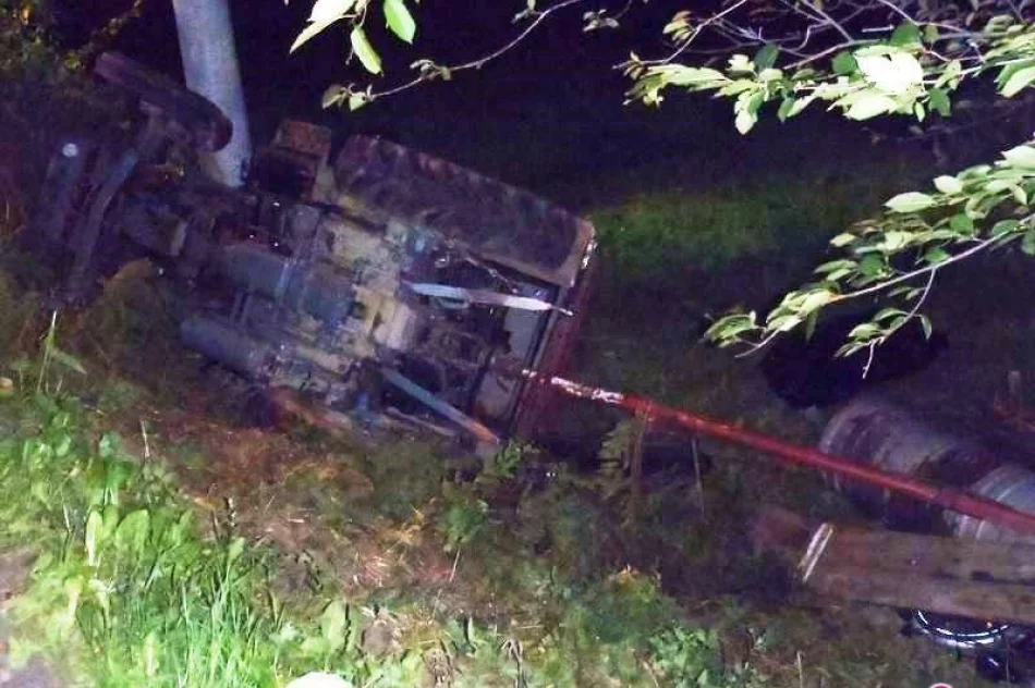 Bącza Kunina - zginął 50-letni mężczyzna przygnieciony traktorem - zdjęcie 3