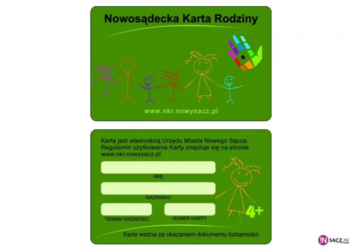 Nowosądecka Karta Rodziny: zamiast cztery plus już trzy plus