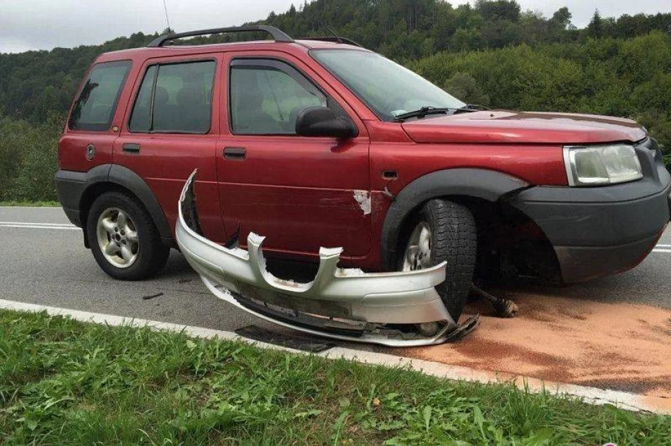 Żegiestów - jedna osoba ranna w zderzeniu aut - zdjęcie 3