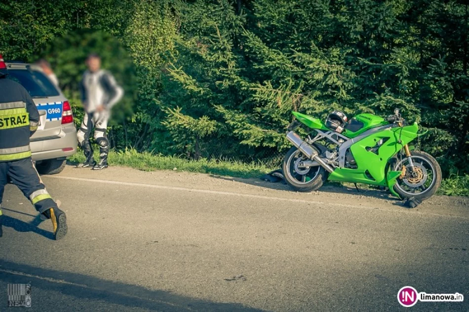 Motocykl uderzył w samochód dostawczy - zdjęcie 2