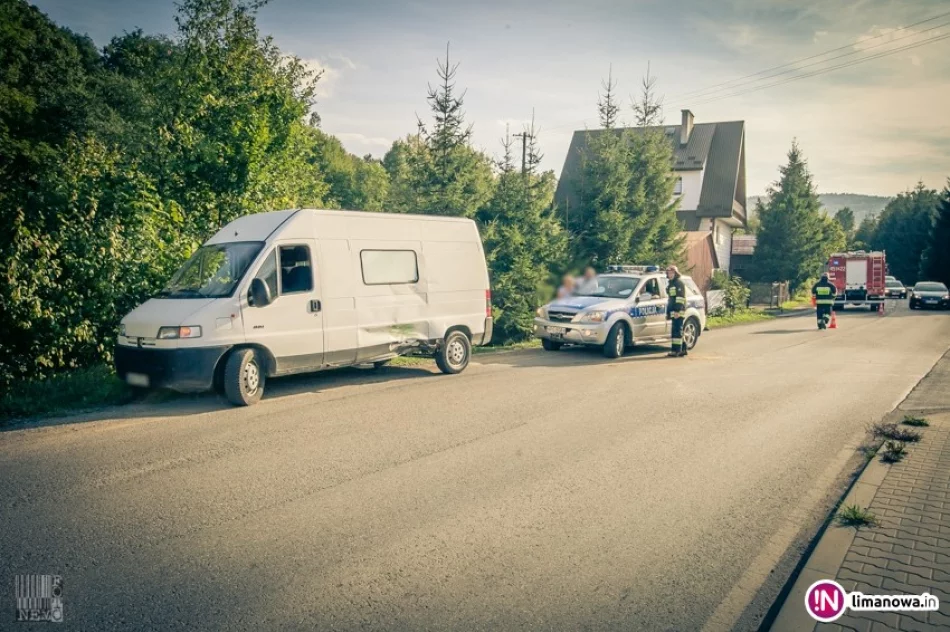 Motocykl uderzył w samochód dostawczy - zdjęcie 3