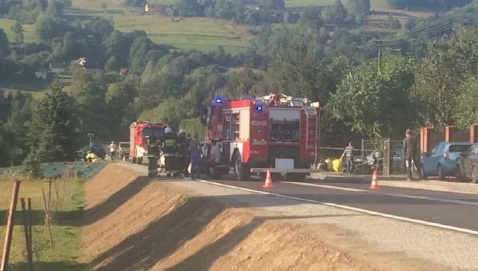 Groźnie wyglądająca kolizja. Kierującą oślepiło słońce - zdjęcie 1