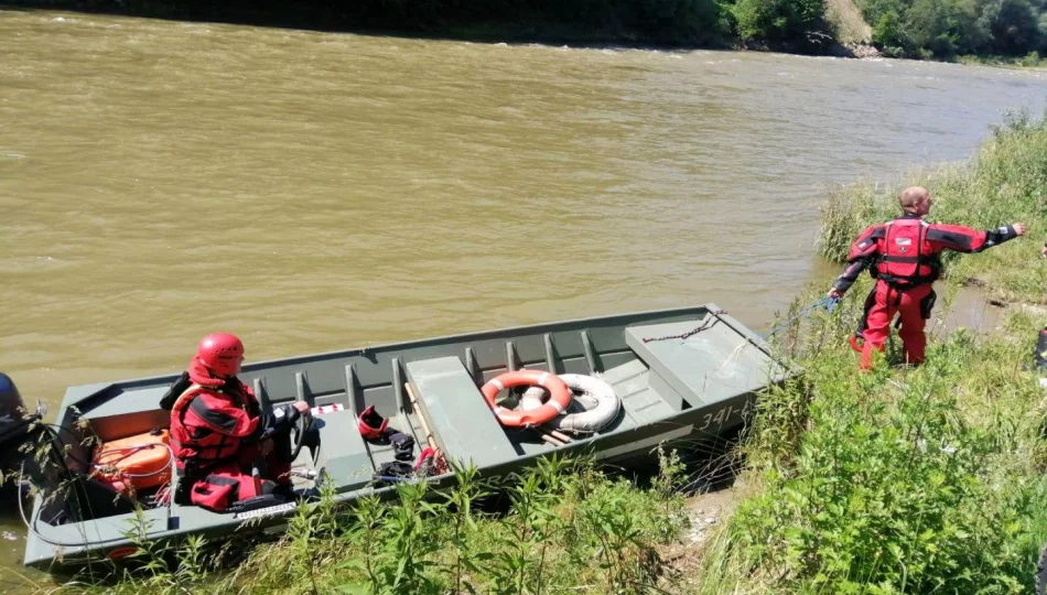 Tragiczny finał poszukiwań. Ciało 32-letniego wędkarza wyłowiono z Dunajca - zdjęcie 1