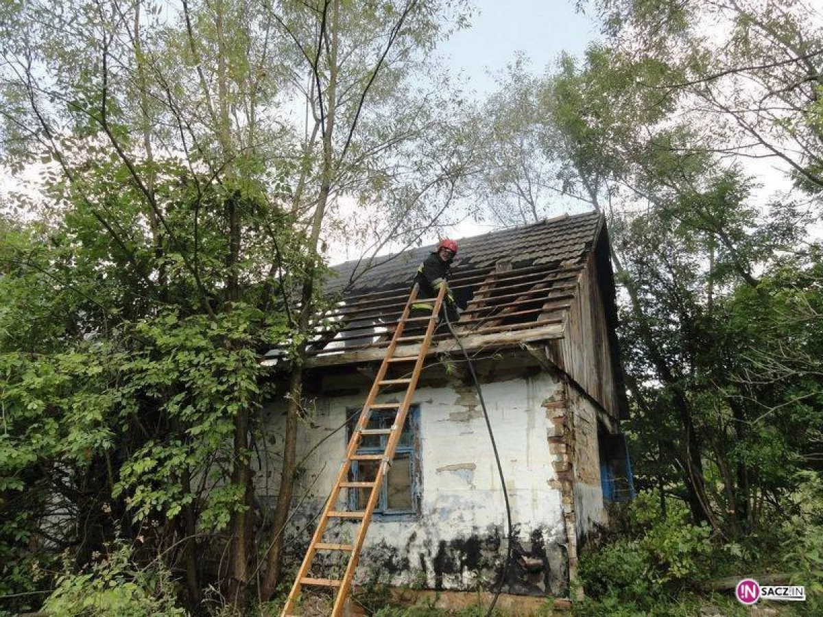 Roztoka-Brzeziny – pożar budynku mieszkalnego