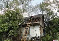 Roztoka-Brzeziny – pożar budynku mieszkalnego - zdjęcie główne