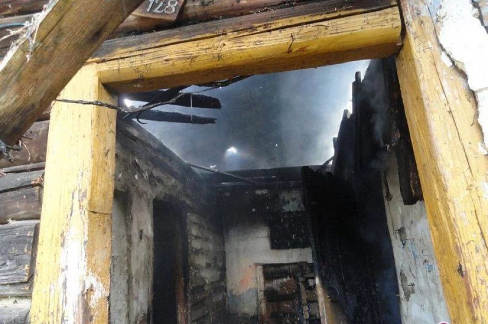 Roztoka-Brzeziny – pożar budynku mieszkalnego - zdjęcie 2