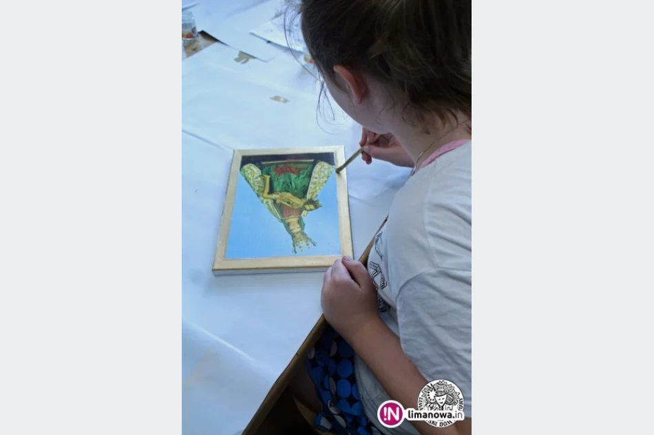 Limanowa okiem młodych plastyków - wakacyjne warsztaty w LDK - zdjęcie 2