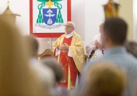 Stworzył parafię i zbudował kościół, teraz przechodzi na emeryturę. Wierni dziękowali proboszczowi - zdjęcie główne