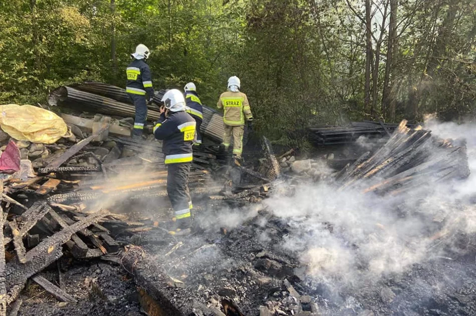 20 strażaków gasiło pożar na terenie zakładu produkcyjnego - zdjęcie 3
