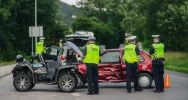 Zderzenie samochodu i quada. 57-latek trafił do szpitala - zdjęcie 2