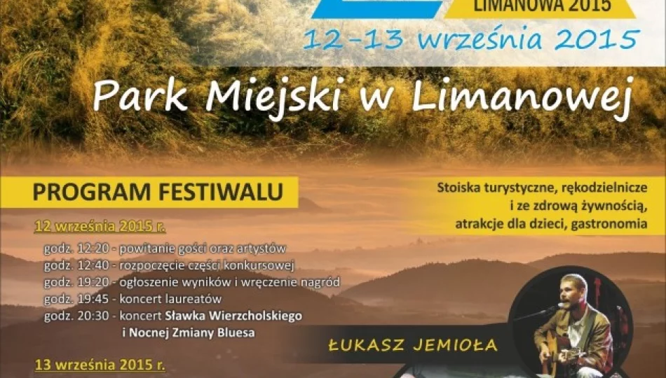 Wykonawcy z całej Polski przyjadą na limanowski festiwal - zdjęcie 1