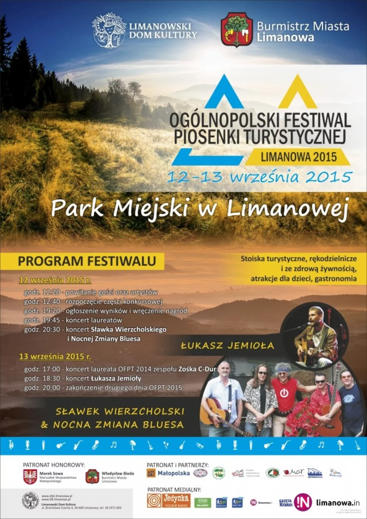 Wykonawcy z całej Polski przyjadą na limanowski festiwal