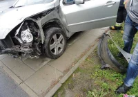 Dąbrowa - zderzyły się trzy auta - zdjęcie główne