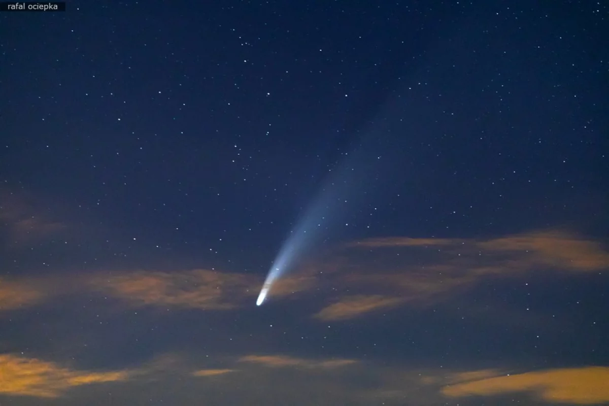 Nocą gołym okiem można zobaczyć kometę NEOWISE