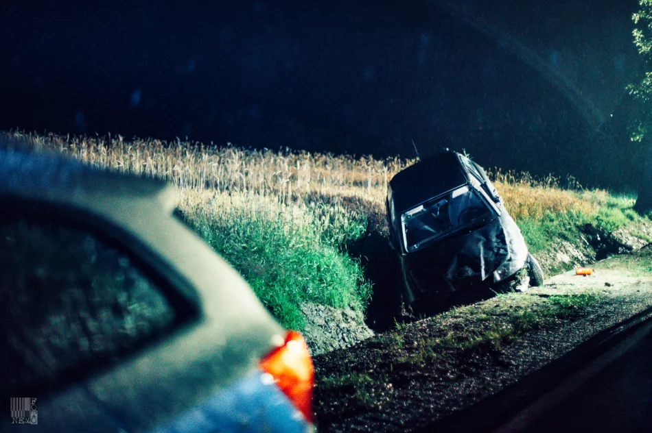 Groźnie wyglądające zdarzenie na DK 28 - zdjęcie 4