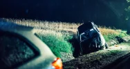 Groźnie wyglądające zdarzenie na DK 28 - zdjęcie 4