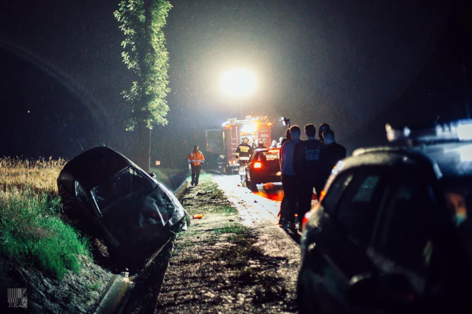 Groźnie wyglądające zdarzenie na DK 28 - zdjęcie 5