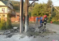 Spłonęła stacja transformatorowa w Muszynie - zdjęcie główne