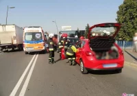 Az trzy auta zderzyły się na Krańcowej w Nowym Sączu - zdjęcie główne