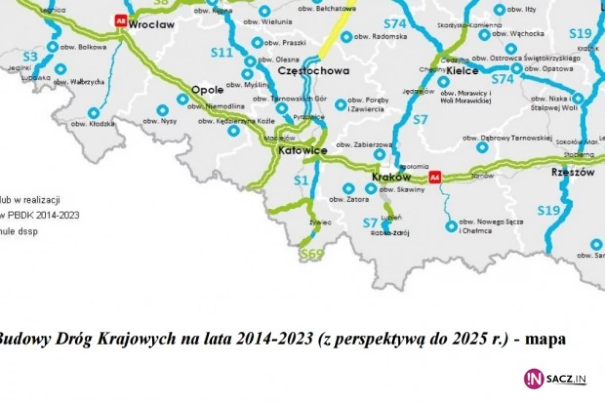 „Sądeczanka” w rządowym programie budowy dróg krajowych i autostrad na lata 2014-2023