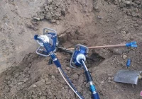 Gródek - podczas wykopów uszkodzono rurę gazowoą - zdjęcie główne