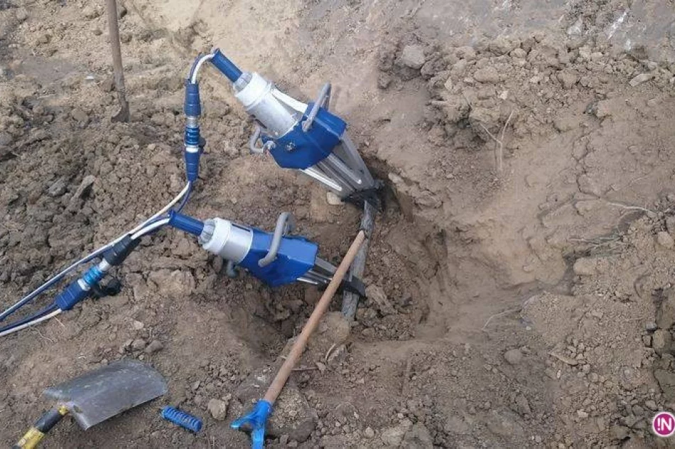 Gródek - podczas wykopów uszkodzono rurę gazowoą - zdjęcie 2