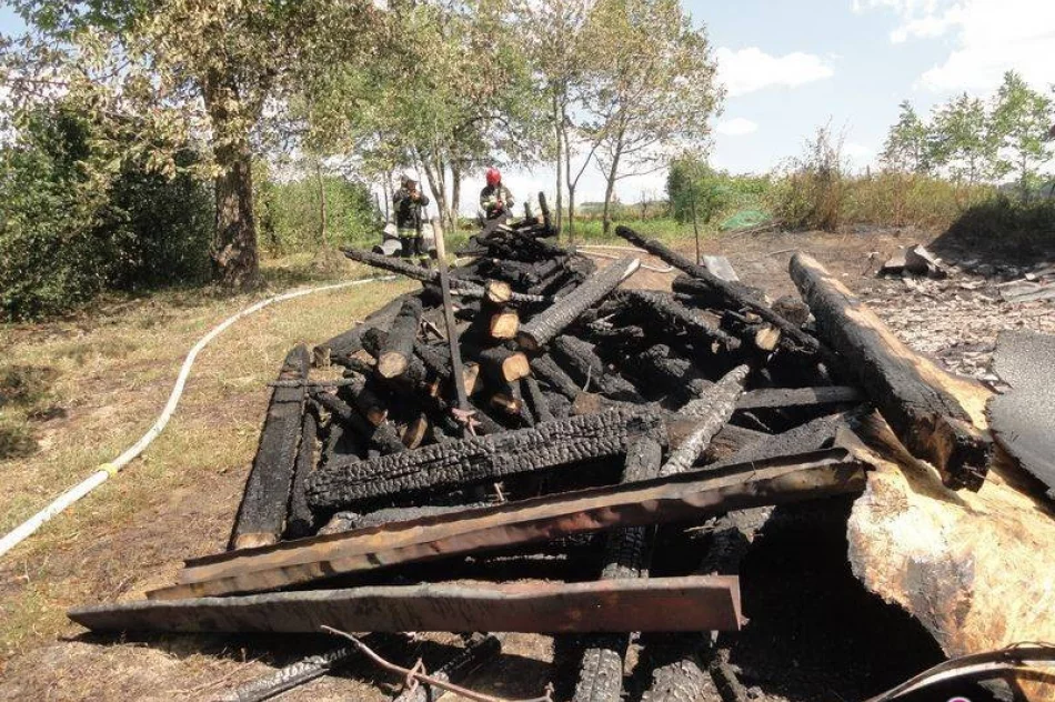 Jelna: pożar budynku gospodarczego - zdjęcie 4