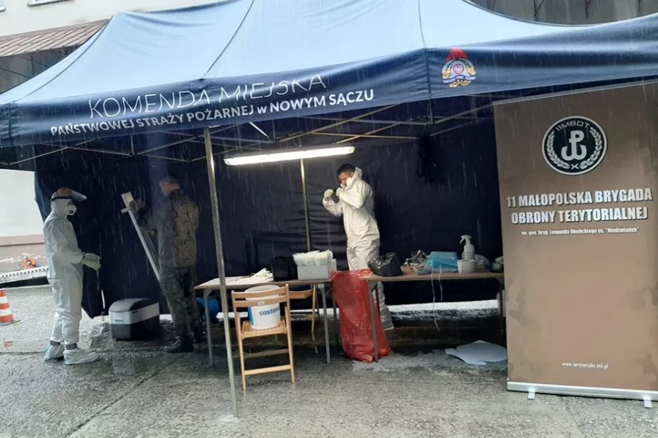 Ruszył punkt wymazowy w Nowym Sączu - zdjęcie 4