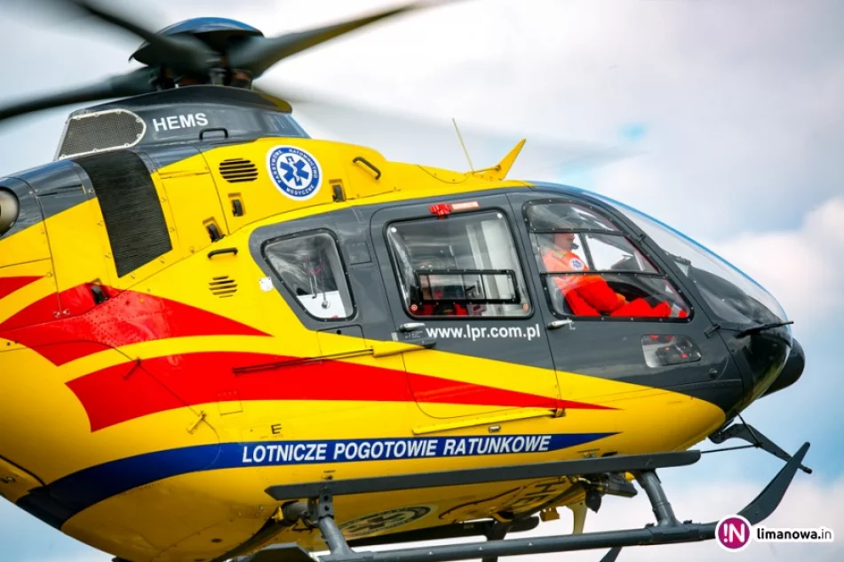 Chłopiec spadł ze schodów na budowie. 12-latka do szpitala zabrało LPR - zdjęcie 2