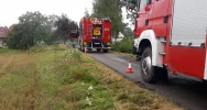 Samochód uderzył w drzewo i stanął w płomieniach - zdjęcie 3