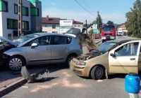 Podegrodzie: zderzenie dwóch samochodów osobowych - zdjęcie główne