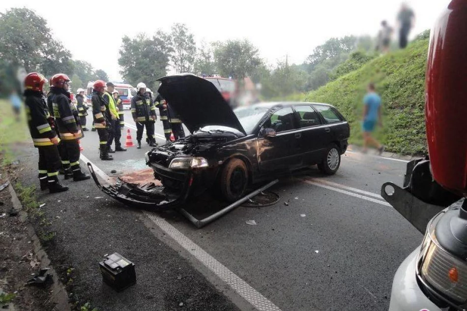 Siołkowa – samochód wypadł z drogi - zdjęcie 2