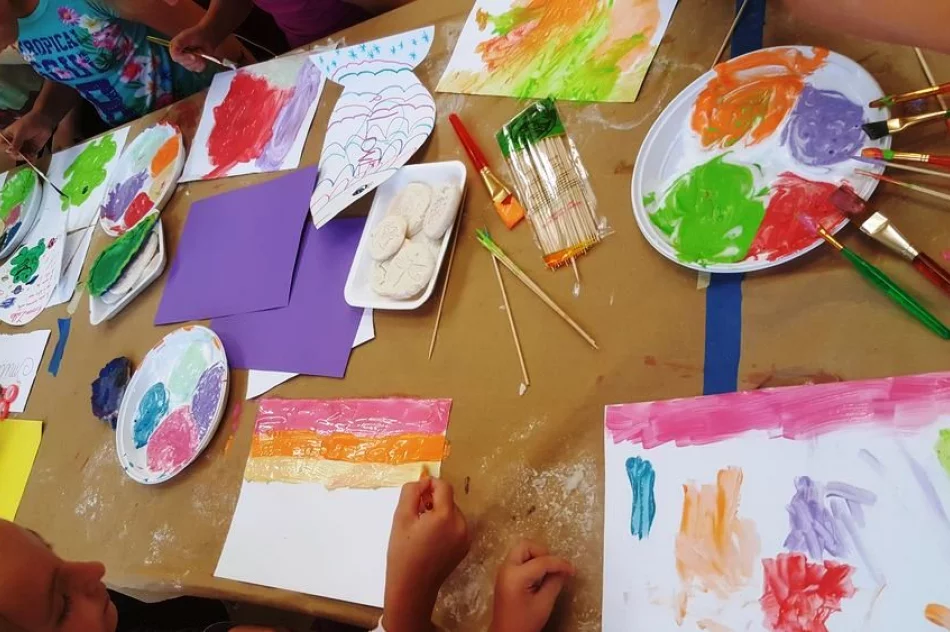 Artystyczne wakacje w świetlicach w Lipowem i Starej Wsi - zdjęcie 2