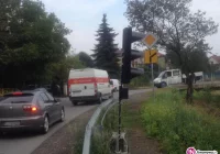 Zamieszanie z sygnalizacją i kłótnie na moście - zdjęcie główne